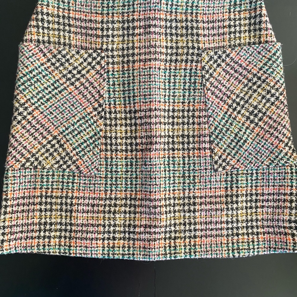 Anthropologie Multicolor Tweed Skirt